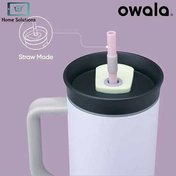 Owala FreeSip 40oz Tumbler Splash Resistant with 2-in-1 Lid 7 Owala FreeSip 40oz Tumbler Splash Resistant with 2-in-1 Lid - Image 5
