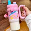 Rainbow Theme Tumbler & Sipper with Handle - 850ml