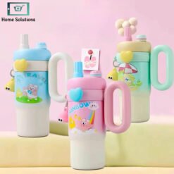 Rainbow Theme Tumbler Sipper with Handle 850ml 3 - Home Solutions