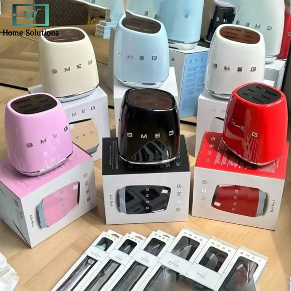 Smeg Knife Set Stainless Steel 7 Piece - Premium Italian Craftsmanship 5 Smeg Knife Set Stainless Steel 7 Piece - Premium Italian Craftsmanship - Image 3