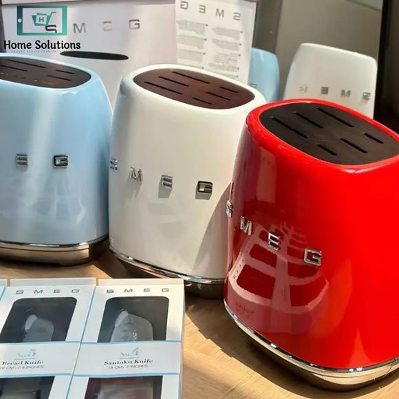 Smeg Knife Set Stainless Steel 7 Piece - Premium Italian Craftsmanship 8 Smeg Knife Set Stainless Steel 7 Piece - Premium Italian Craftsmanship - Image 6