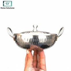 Steel Karahi Stainless Steel Serving Karahi Wok 2 - Home Solutions