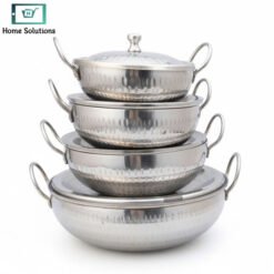 Steel Karahi Stainless Steel Serving Karahi Wok