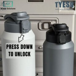 TYESO PowerFlow Water Bottle with Safety Lock 1200ml 8 - Home Solutions