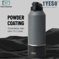 TYESO PowerFlow Water Bottle with Safety Lock 1200ml 9 - Home Solutions