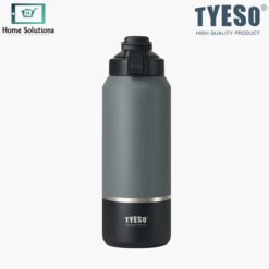 TYESO PowerFlow Water Bottle with Safety Lock 1200ml black - Home Solutions