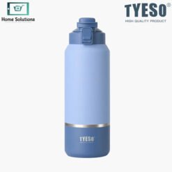 TYESO PowerFlow Water Bottle with Safety Lock 1200ml blue - Home Solutions