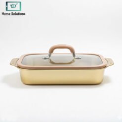 Golden Rectangular Food Warmer – Premium Chafing Dish for Serving & Buffet Heating 6 ar 2 - Home Solutions