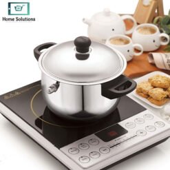 Indian milk Boiler stainless steel double handle