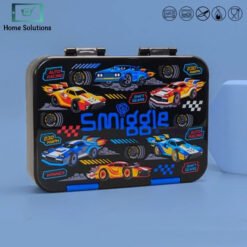 Smiggle Lunch Box Kids Racing Car Design 11 box 3 1 - Home Solutions