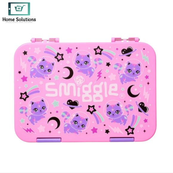 Smiggle Lunch Box Happy Bento for Kids - Cute Cartoon Cat Design 5 Smiggle Lunch Box Happy Bento for Kids - Cute Cartoon Cat Design - Image 3