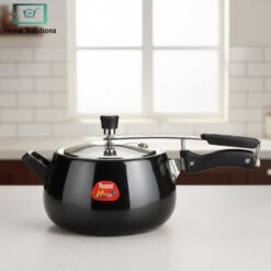 Alternative view of Indian Pressure Cooker Sunny Innerlid Mega  5 Liter - Black