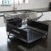 HausRoland 2 Layer Dish Rack Black