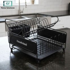 HausRoland 2 Layer Dish Rack Black