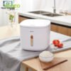 Ecoco Automatic Opening Rice Bucket 10kg – Airtight Moisture Proof Rice Dispenser Container
