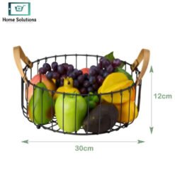 Binca Round Fruit Basket 7 fruit basket 2 1 - Home Solutions