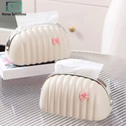Luxury creative Shell tissue box with bread-style design for decorative home and table use.
