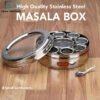 Indian masala box stainless steel 9 in 1