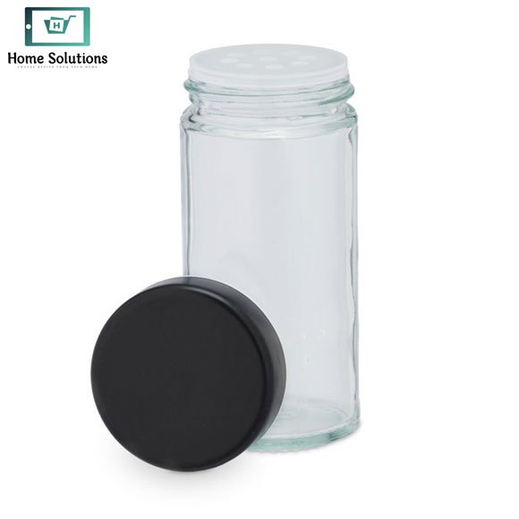 Revolving Spice Rack with 16 Glass Spice Jars – Matte Black 10 Revolving Spice Rack with 16 Glass Spice Jars – Matte Black - Image 8