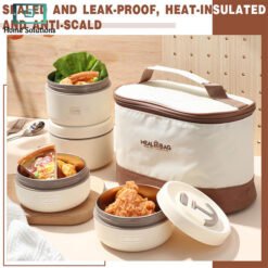 Alternative view of Thermal Lunch Box Set with Carry Bag