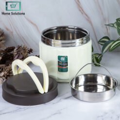 Alternative view of Premium 304 Stainless Steel Lunch Box with Carry Handle – Durable & Portable