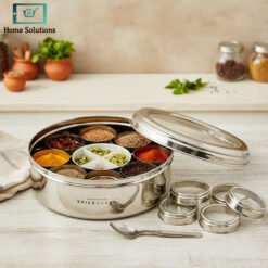 Indian masala box stainless steel