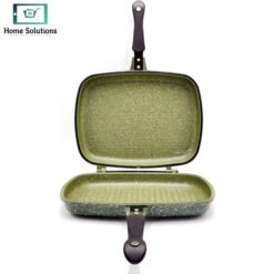 Alternative view of Prestige Double Fry Pan 32cm – Double-Sided Non-Stick Foldable Grill & Flipping Frying Pan