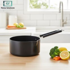 Indian Saucepan Hard Anodized Steamer Pot with Handle