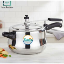 Indian Cooker Sunny Mega Silver Pressure Cooker 5 Liter