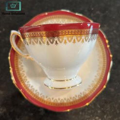 Alternative view of Royal Albert 100 Years 1900 Holyrood – 3-Piece Teacup Saucer and Plate Set - Imported Floral