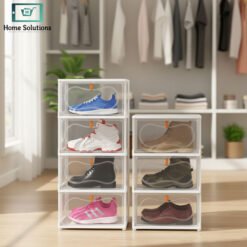 Alternative view of ClearStack Shoes Organizer – Transparent Stackable Shoe Storage