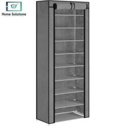 Dustproof Shoe Rack 10-Layer – Space-Saving Fabric Shoe Cabinet & Modern Storage Organizer 14 show 5 - Home Solutions