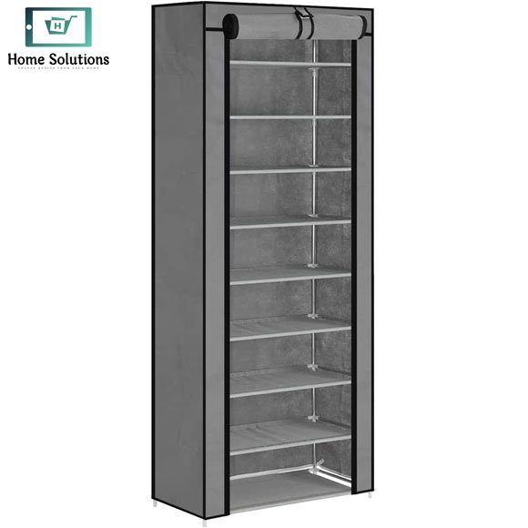 Dustproof Shoe Rack 10-Layer – Space-Saving Fabric Shoe Cabinet & Modern Storage Organizer 6 Dustproof Shoe Rack 10-Layer – Space-Saving Fabric Shoe Cabinet & Modern Storage Organizer - Image 4