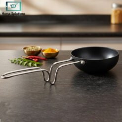 indian hard anodised tadka pan