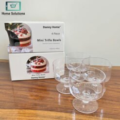 Alternative view of Danny Home Mini Trifle Bowl 4‑pcs Set – 400 ml Glass Dessert Bowls