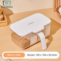 Alternative view of Ecoco 4 in 1 Seasoning Box | Multi-Compartment Spice Organizer