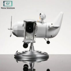 Airplane Flip Clock – Retro Auto-Flip Desk Timepiece 10 Air clock 2 - Home Solutions