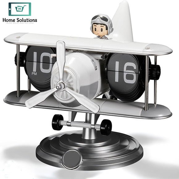 Airplane Flip Clock – Retro Auto-Flip Desk Timepiece 6 Airplane Flip Clock – Retro Auto-Flip Desk Timepiece - Image 5