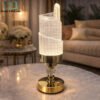 Golden Fancy Table Electric Lamp - Luxury Decorative Bedside & Living Room Light