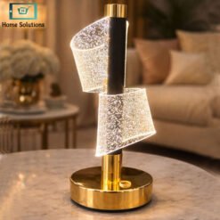 Golden Fancy Table Lamp - Luxury Decorative Bedside & Living Room Lamp