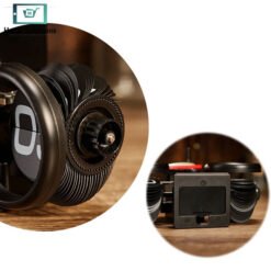 Vintage Motorcycle Flip Page Clock – Automatic Page Turning Quartz Time Clock 8 bike clock 2 - Home Solutions