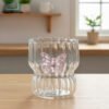 Butterfly Glass 300ML 1 3d butterfly glass 300ml clear aesthetic drinkware cup