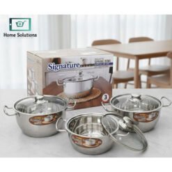 Alternative view of Signature Insulated Stainless Steel Bowl Set 3 Pcs
