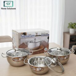 Signature Insulated Stainless Steel Bowl Set 3 Pcs