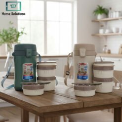 Portable stainless steel lunch box vacuum insulated