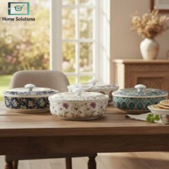 Melamine chapati box roti container hotpot serving box with cover lid