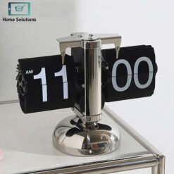 Alternative view of Retro Flip Clock – Vintage Style Desk Clock with Large Display Numbers