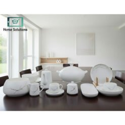 Winsor England™ Fine Porcelain Dinner Set – Heritage Collection White 7 dinner set 2 - Home Solutions