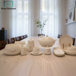 Winsor England Fine Porcelain Dinner Set Heritage White