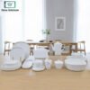 Winsor England Fine Porcelain Dinner Set Heritage White